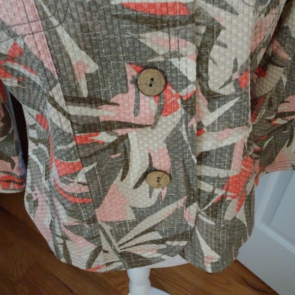 Ladies Size 10 Petite Unlined Jacket-3/4 Sleeves - Picture 3 of 8